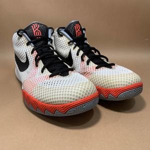 Nike Kyrie 1 Home Basketball White Black Red Infrared Sneakers Shoes Size 11